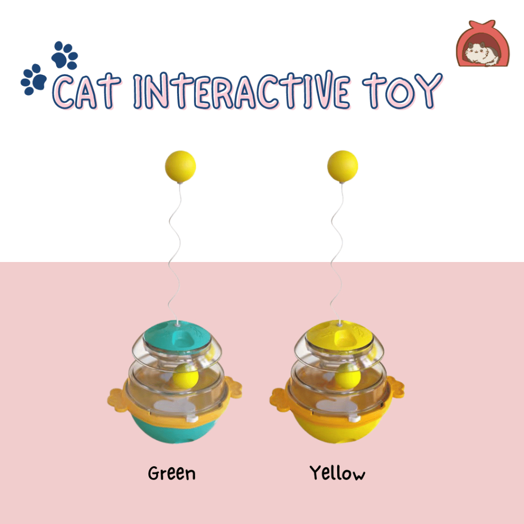 Interactive Treat Dispensing Toy for Cats