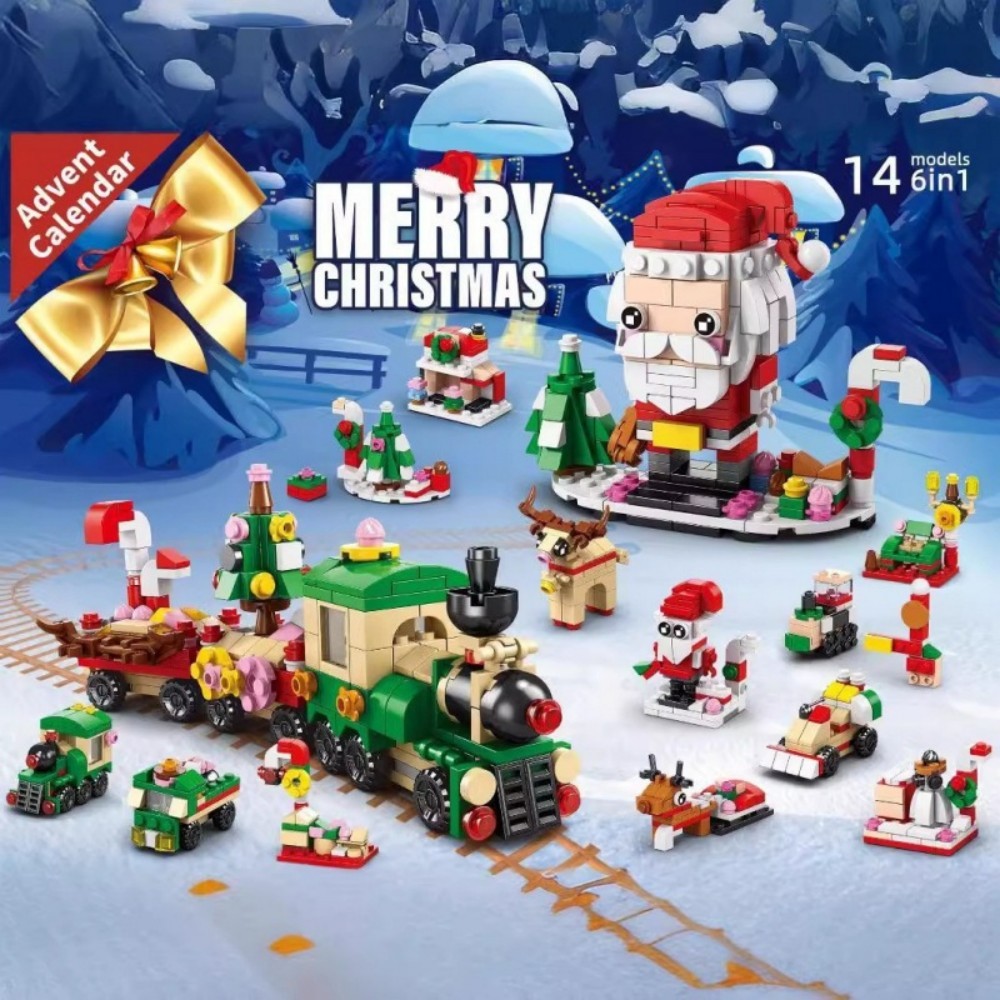 Christmas Building Blocks 12 Day Countdown Calendar Gift Box for 6-12 Year Olds 6 in 1 Christmas Gifts - soufeelmy
