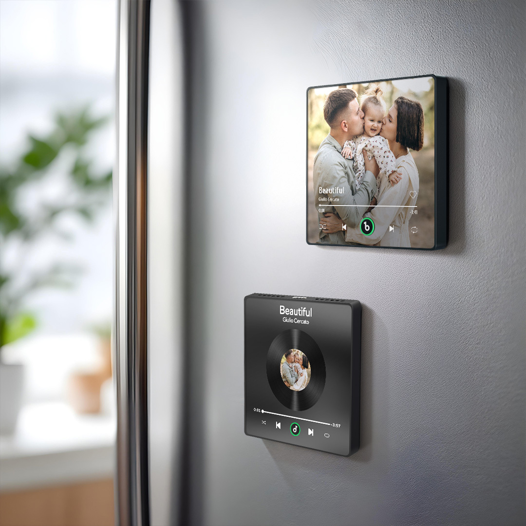 Custom Music Fridge Magnet New 4.0 Upgrade Colorful Frame Album Fridge Magnet Music Wall Photo Sticker Music Movement That Can Be Played Gift for Family - soufeelmy