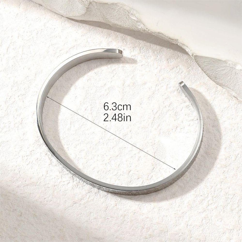 Ayatul Kursi Cuff Islamic Bracelet Muslim Jewelry Islamic Jewelry Open Adjustable Bracelet - soufeelmy