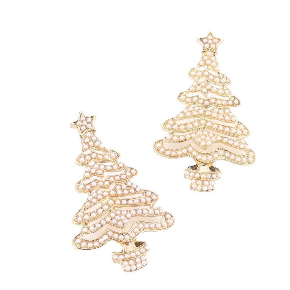 Christmas Tree Earrings Christmas Jewelry Studs Various Styles Gifts For Her Christmas Gifts - soufeelmy