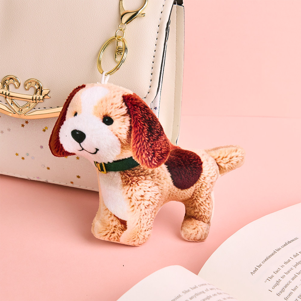 Personalized Photo Plush Doll Keychain Mini Me Plush Keychain Gifts for Boyfriend