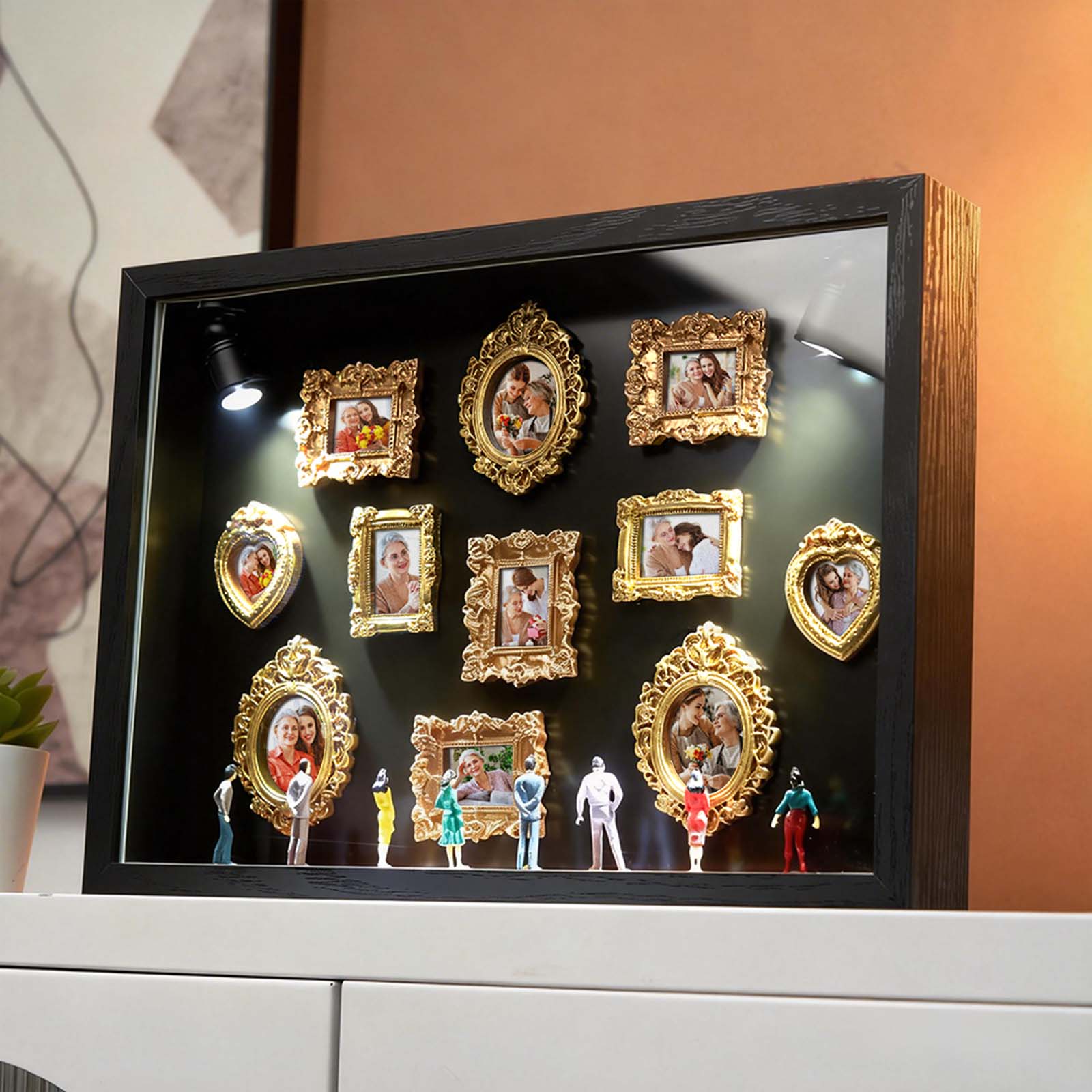 Museum of Us Personalized Mom Frame Meaningful Mother’s Day Gift Custom Mini Museum Keepsake for Mom - soufeelmy