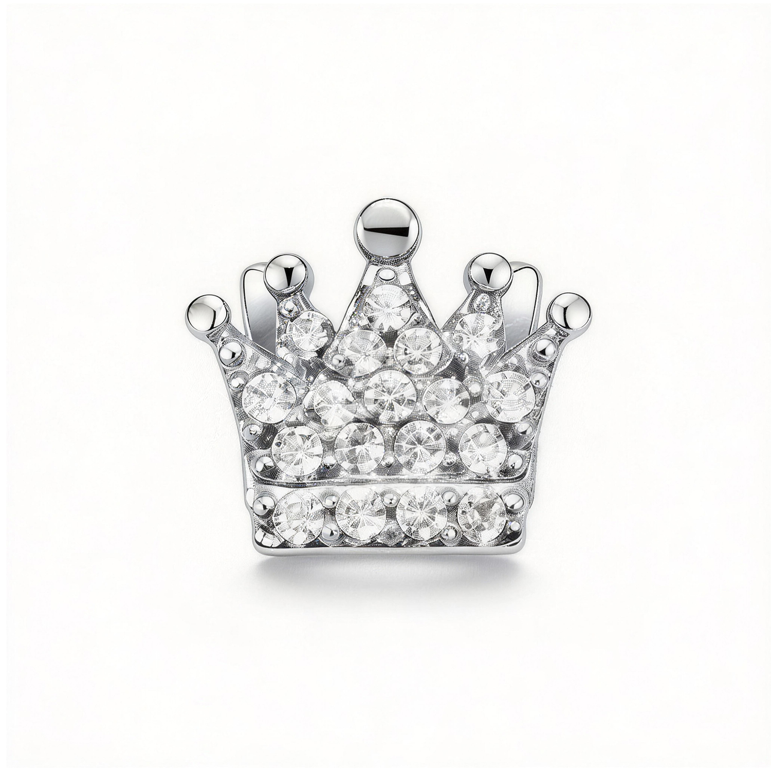 Diamond Crown Charm - Silver - soufeelmy