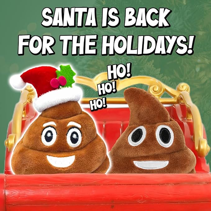 Funny Plush Poop Toy with Fart Sounds - Hilarious Gag Gifts for Kids & Teens - Great Funny Christmas Gifts, Stocking Stuffers or Secret Santa - Durable Toy for Laughter and Fun, 4 x 4.5 - soufeelmy
