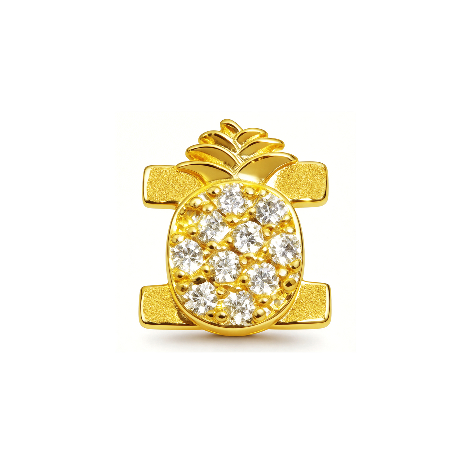 Pineapple Charm - Gold - soufeelmy