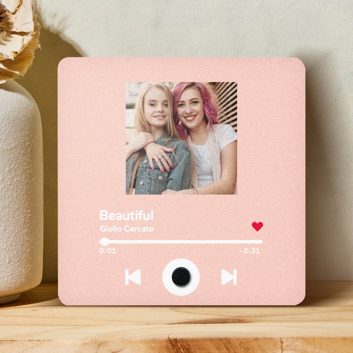 Personalized Photo Album Fridge Magnet Music Wall Photo Sticker Music Movement That Can Be Played Without Cell Phone Music Fridge Magnet Pro