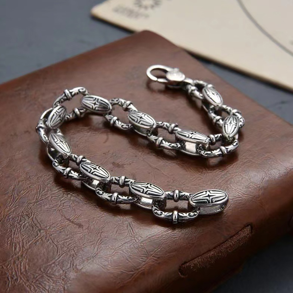 Men's Bracelet Rattan Grass Bracelet Vintage Punk Bracelet Gift For Boyfriend - soufeelmy