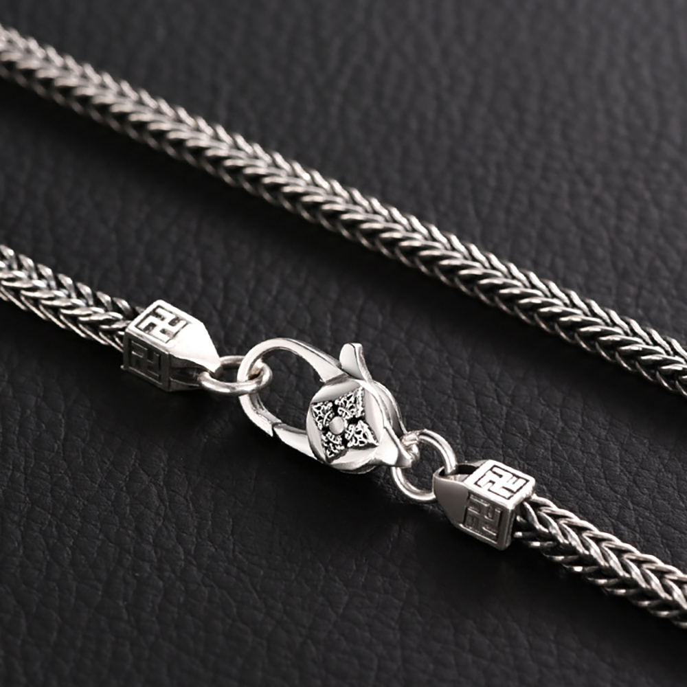 Men's Necklace Woven Chain Punk Stacking Chain Gift For Boyfriend - soufeelmy