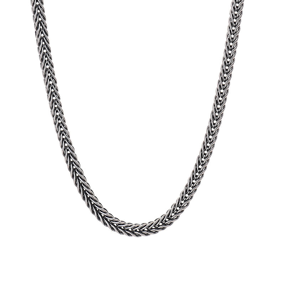 Men's Necklace Woven Chain Punk Stacking Chain Gift For Boyfriend - soufeelmy