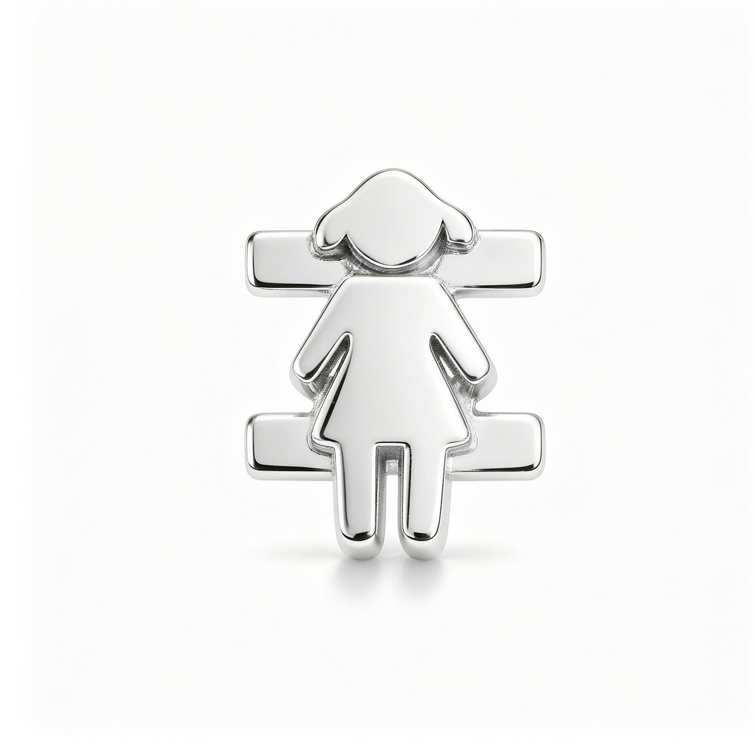 Girl Charm - Silver - soufeelmy