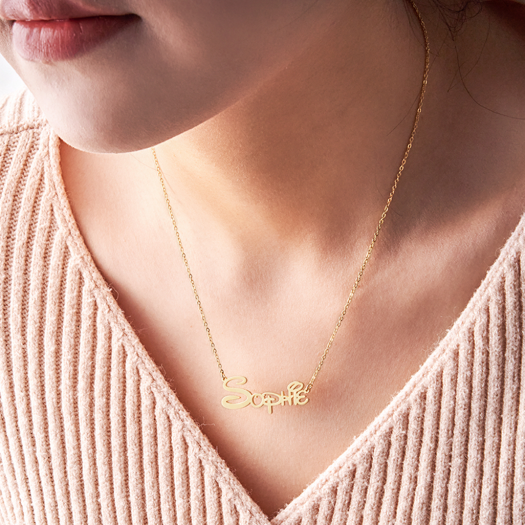 Name Necklace, Custom Name Necklace Name Gift, Best Gift