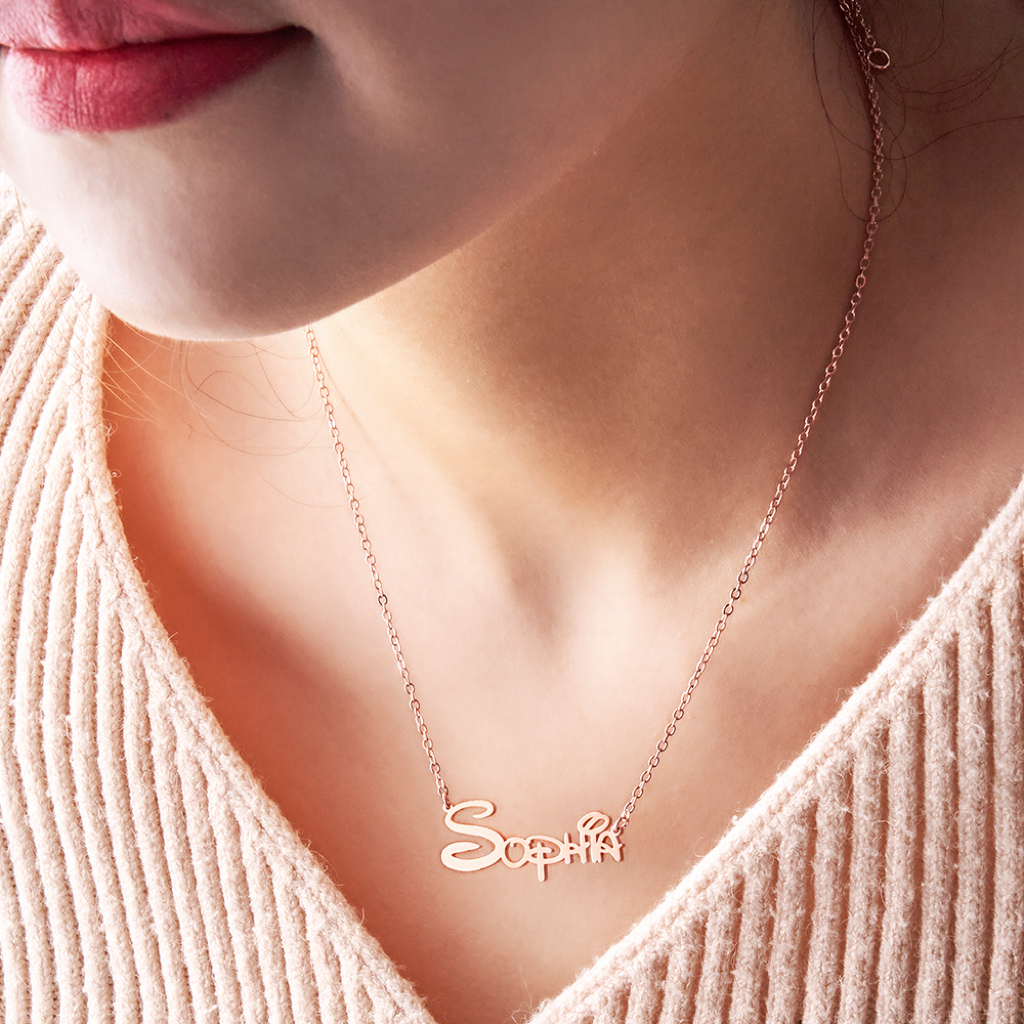 Name Necklace, Custom Name Necklace Name Gift, Best Gift