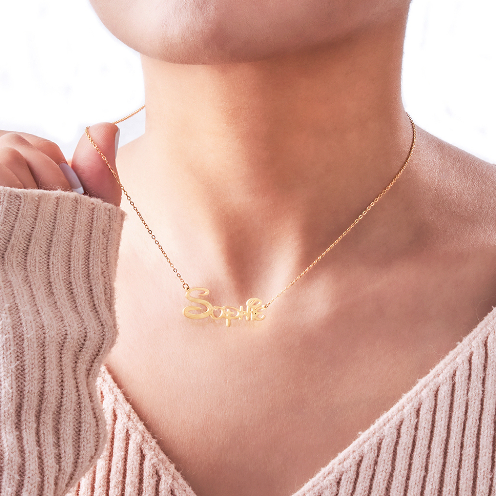 Name Necklace, Custom Name Necklace Name Gift, Best Gift