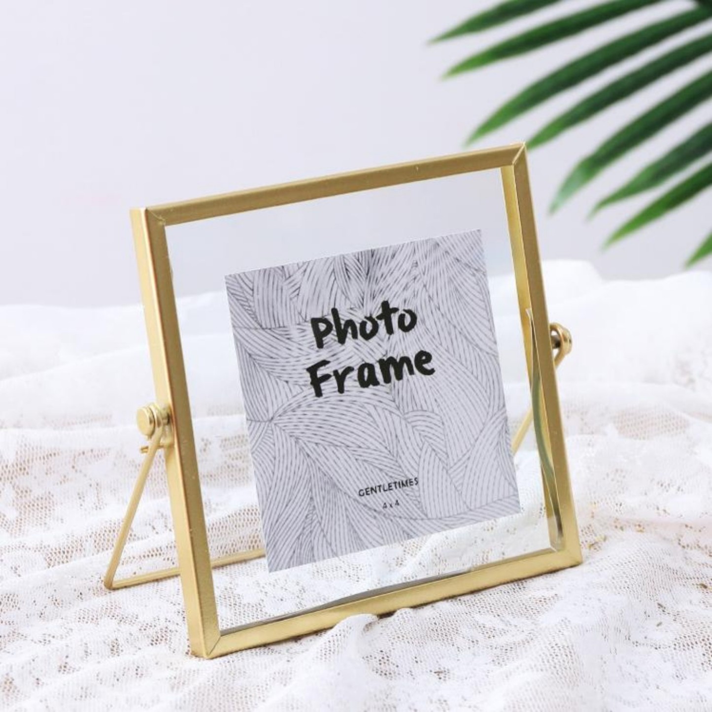 DIY Dried Flower Handprint Frame Material Pack Metal Frame Dried flower Ornaments Glass Plant Specimen Mother's Day Gifts - soufeelmy