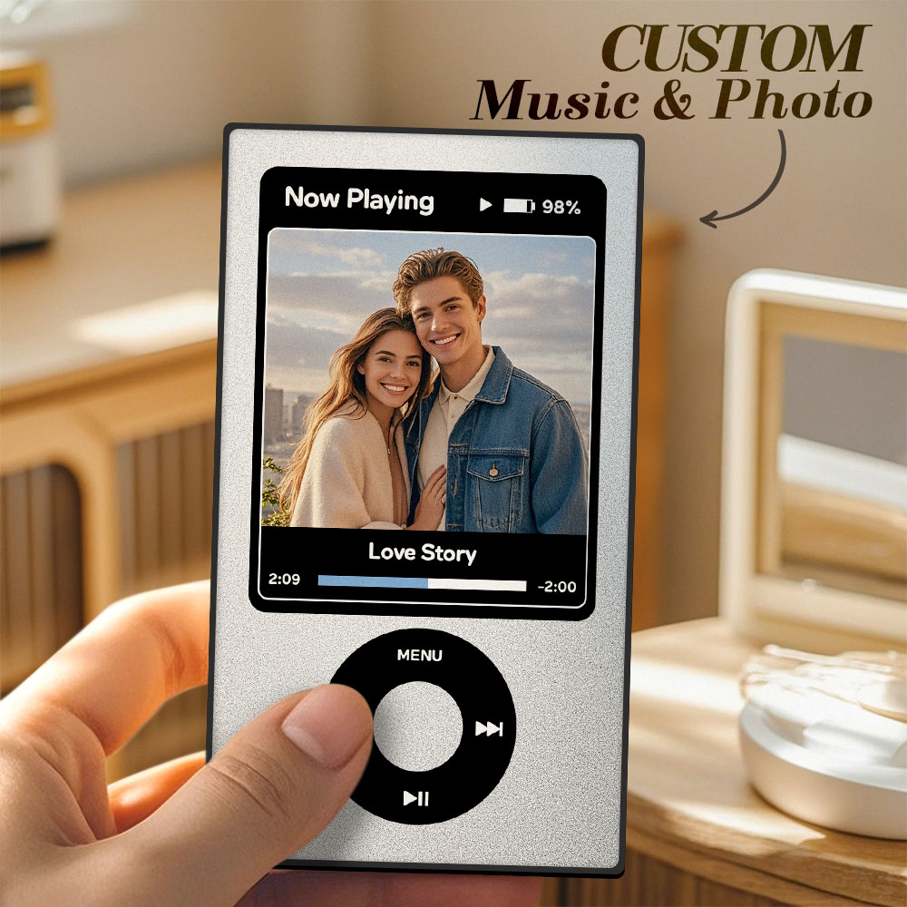 Customized Album Fridge Magnet Personalized Rectangle Music Fridge Magnet Can Play Songs - soufeelmy