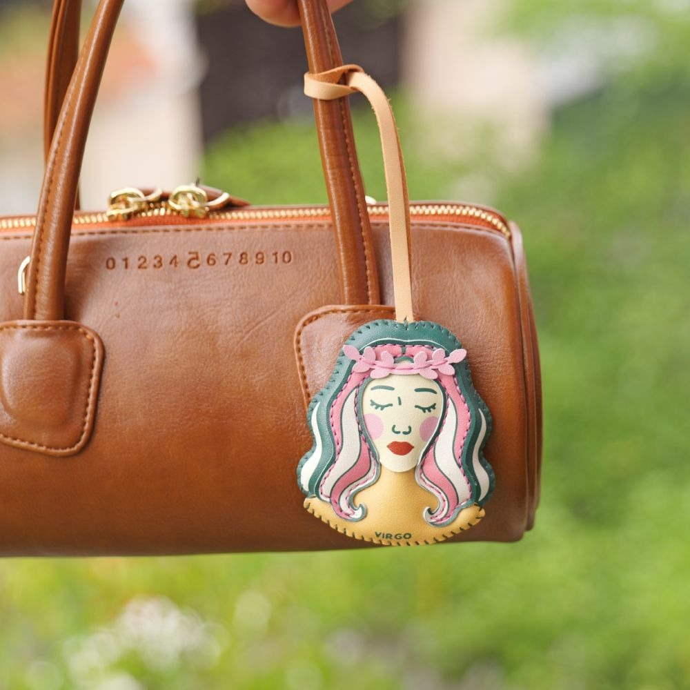 Zodiac Signs Bag Charm, Unique Bag Charm, Key Chain, Handmade Bag Charm, Keychain Gift, Handbag Charm, Unique Gift, Handcrafted Charm - soufeelmy
