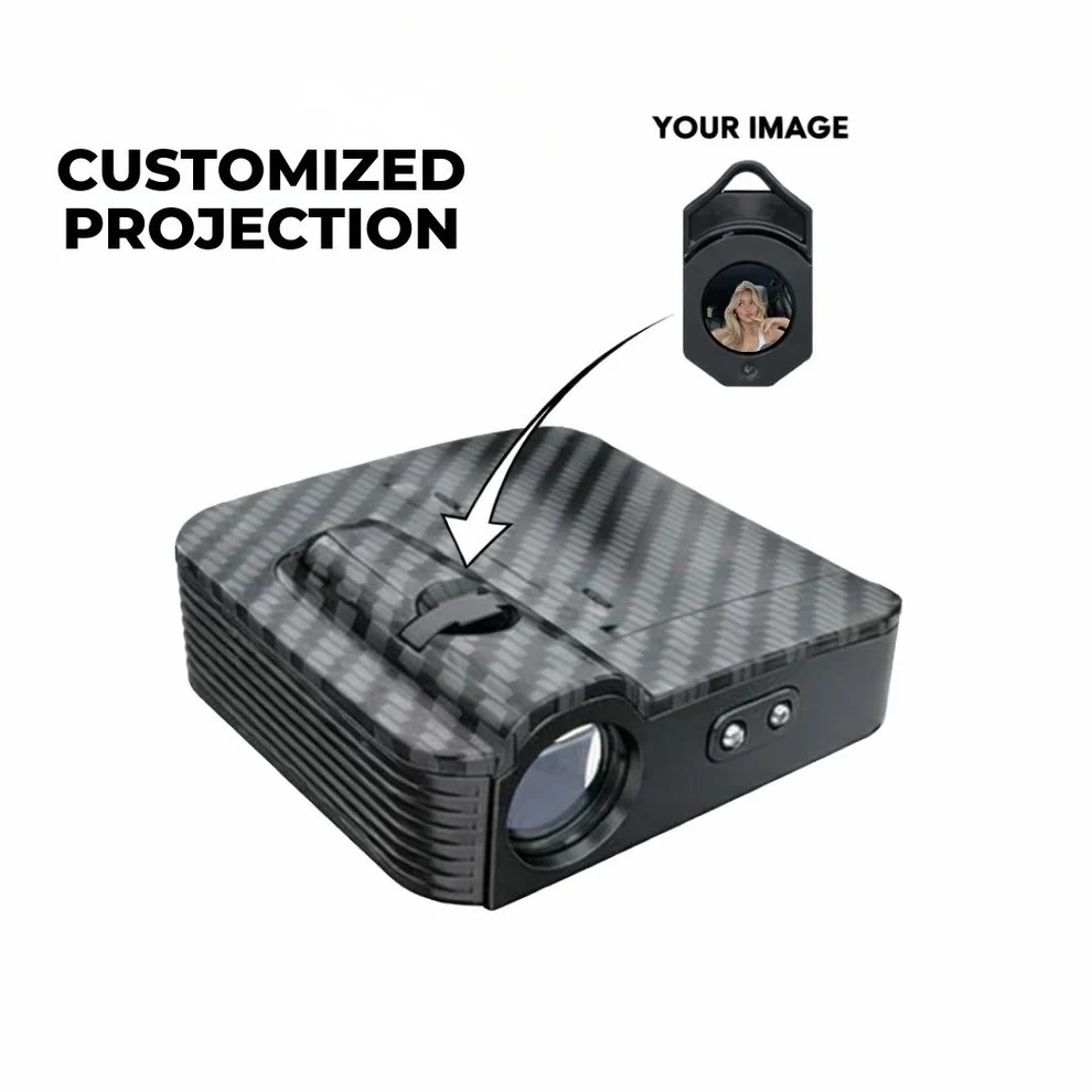 Custom Image Car Door Projector Light, Personalized Wireless Welcome Photo Projection Light with Replaceable Film - soufeelmy