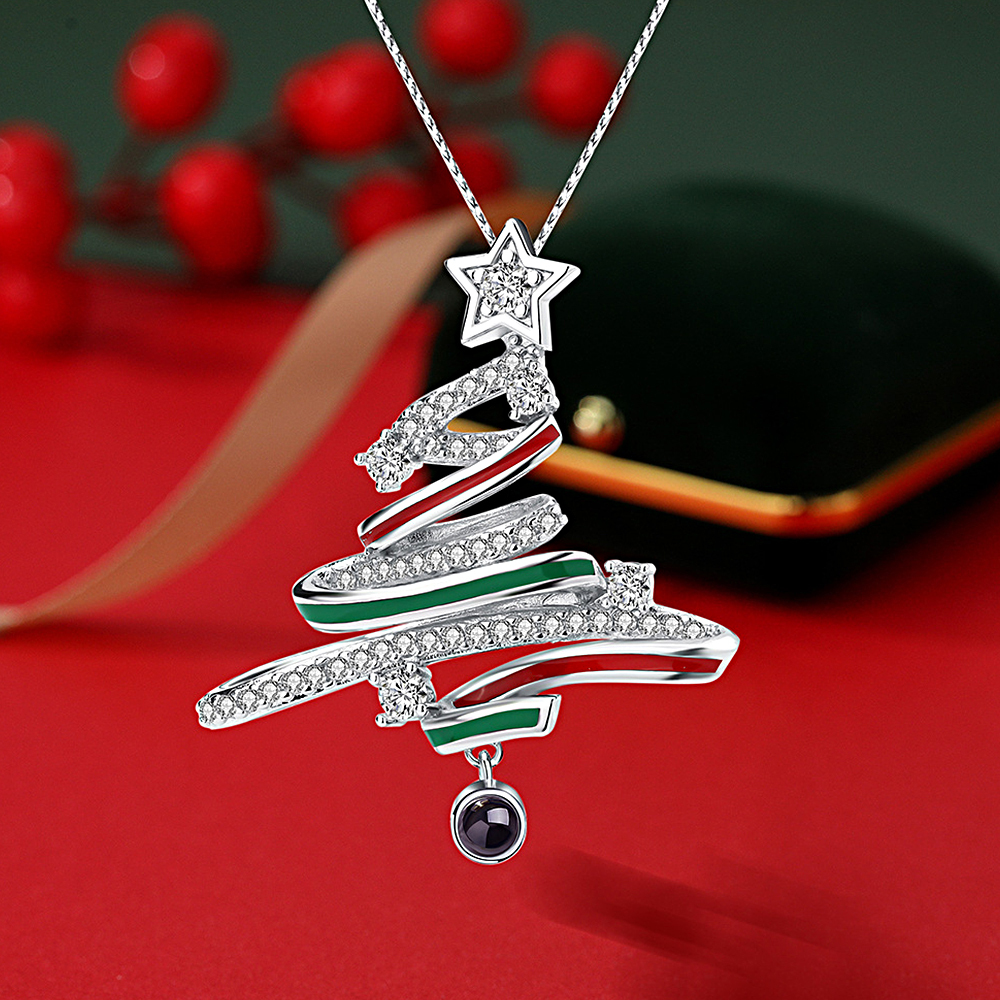 Personalized Photo Projection Ornaments Christmas Candy Cane Christmas Gifts - soufeelmy