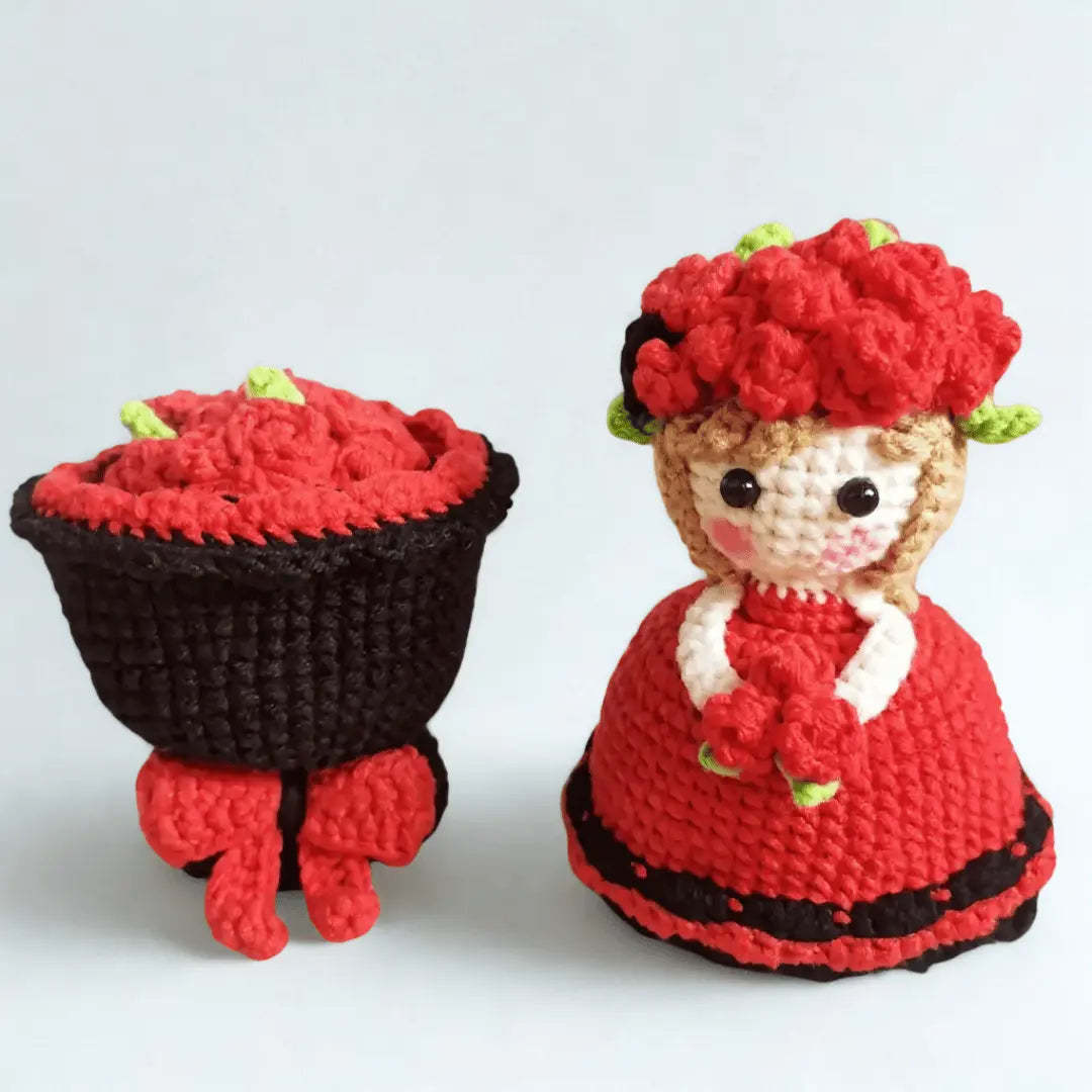 Hand-Woven Knitted Doll Bouquet Creative Gift Best Gifts For Her - soufeelmy