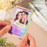 Custom Lenticular Anime Poke Card 3 Photo Upload Cartoon Style Best Gift For Him Wallet Card