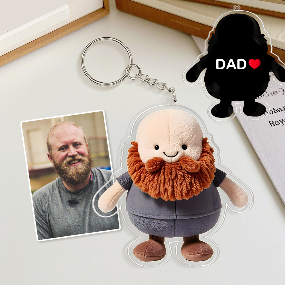Custom Jelly Stuffed Toy Style Acrylic Keychain Custom Design Best Gift for Pet Lovers - soufeelmy