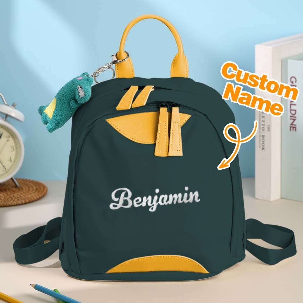 Personalized Name Embroidery Backpack Custom Mini Backpack School Bags Gift for Kids - soufeelmy