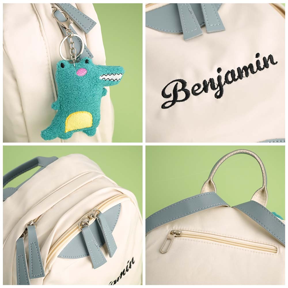 Personalized Name Embroidery Backpack Custom Mini Backpack School Bags Gift for Kids - soufeelmy