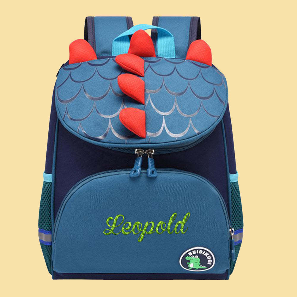Personalized Name Embroidery Backpack Custom Unicorn Backpack School Bags Gift for Kids - soufeelmy