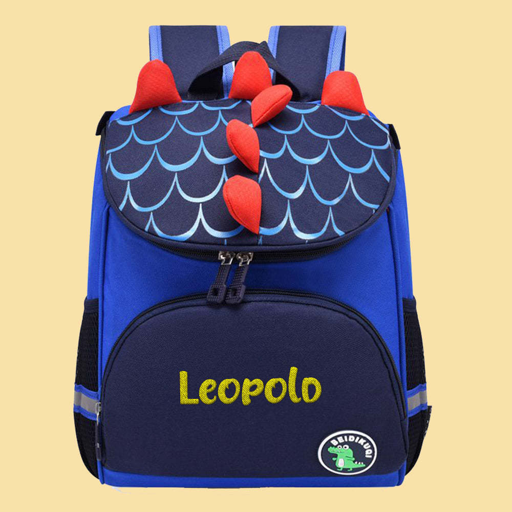 Personalized Name Embroidery Backpack Custom Unicorn Backpack School Bags Gift for Kids - soufeelmy