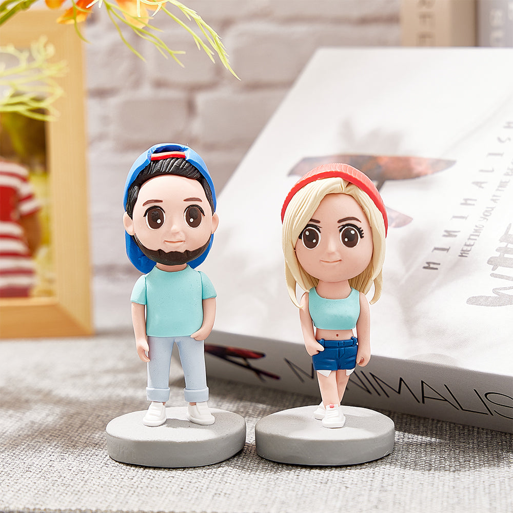 Custom Q Version Bobblehead Personalized Cute Figure Statue - soufeelmy