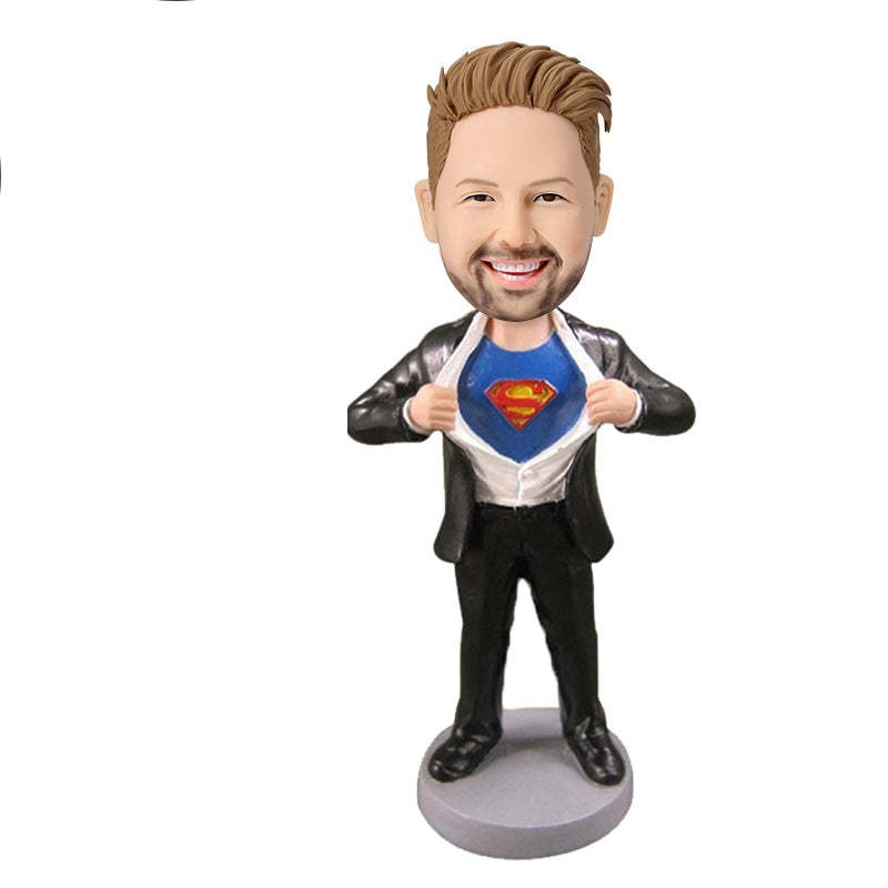 Best Comic Strip Superman Custom Bobblehead With Engraved Text - soufeelmy