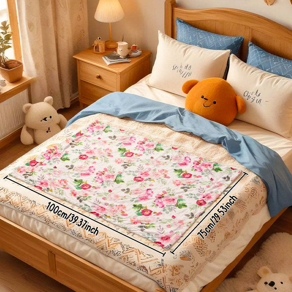 Personalized Baby Blanket Custom Blanket with Embroidered Name Gift for Baby - soufeelmy