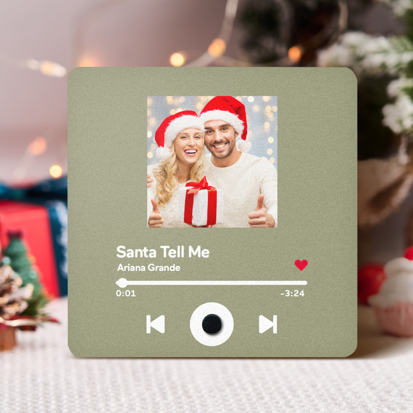 Customized Album Fridge Magnet Personalized Music Fridge Magnet Can Play Songs Christmas Gifts Family Gifts - soufeelmy