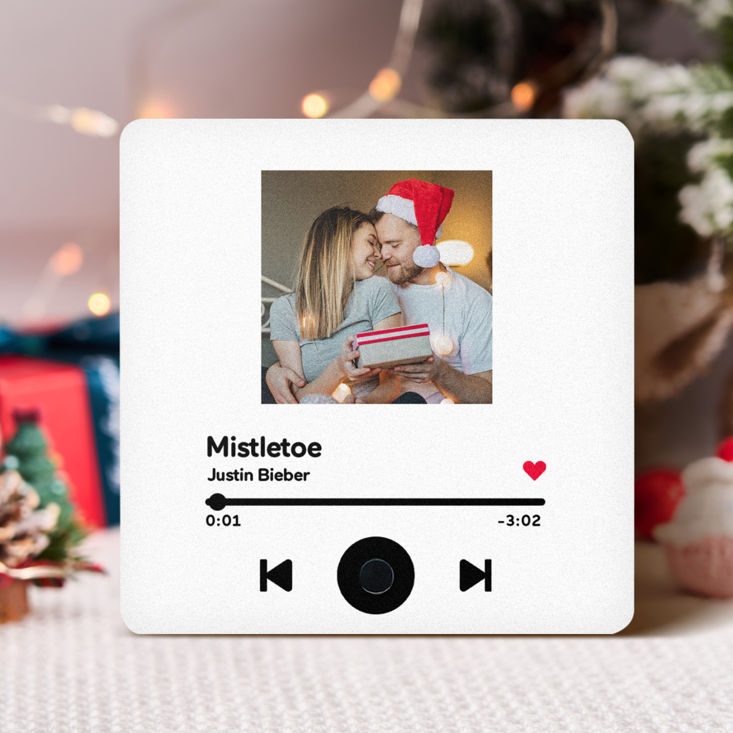 Customized Album Fridge Magnet Personalized Music Fridge Magnet Can Play Songs Christmas Gifts Family Gifts - soufeelmy