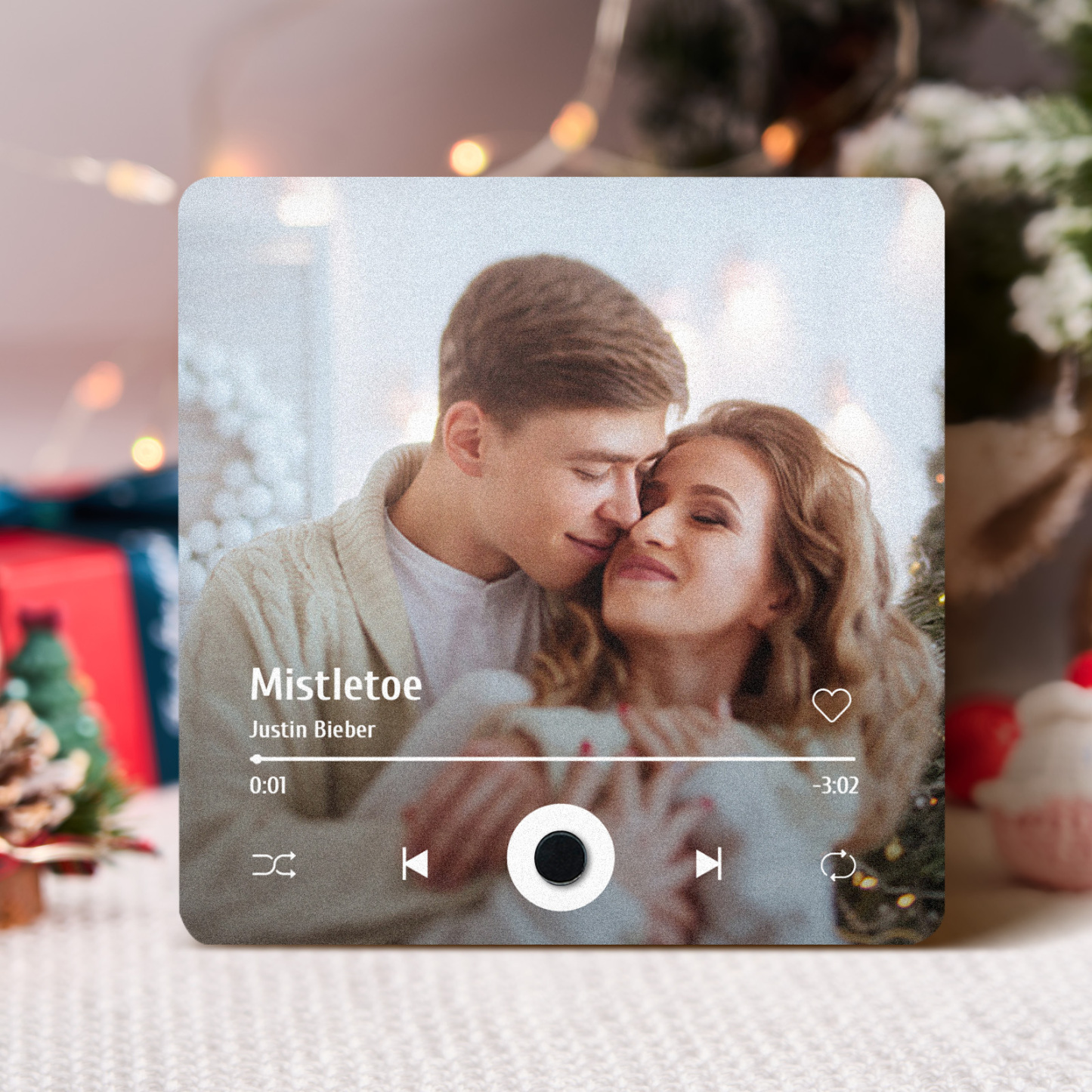Customized Album Fridge Magnet Personalized Music Fridge Magnet Can Play Songs Christmas Gifts Family Gifts - soufeelmy