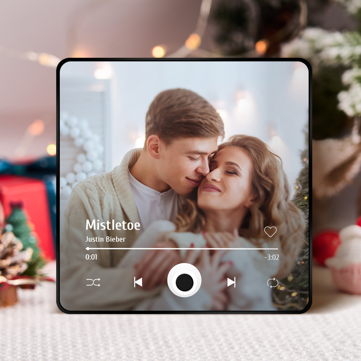 Customized Album Fridge Magnet Personalized Music Fridge Magnet Can Play Songs Christmas Gifts Family Gifts