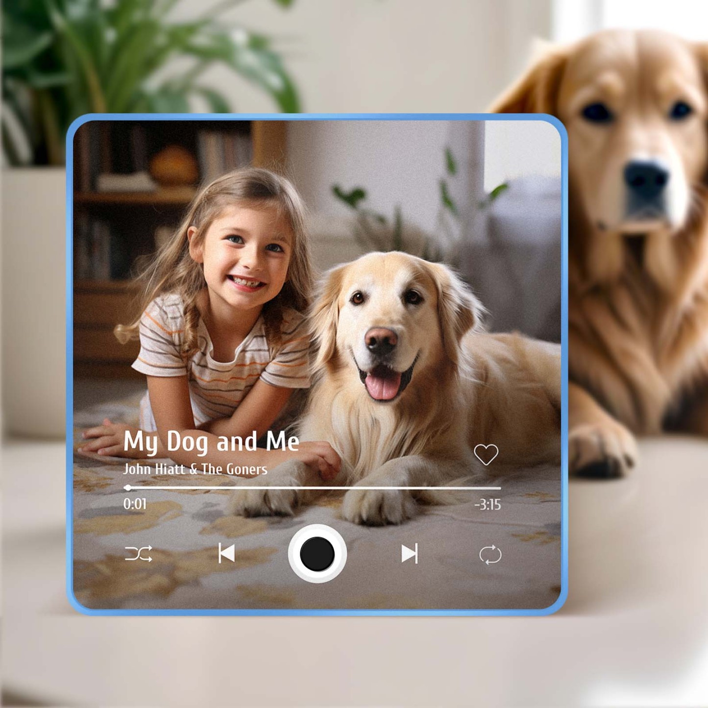 Customized Album Fridge Magnet Personalized Music Fridge Magnet Can Play Songs Gifts For Pet Lovers - soufeelmy