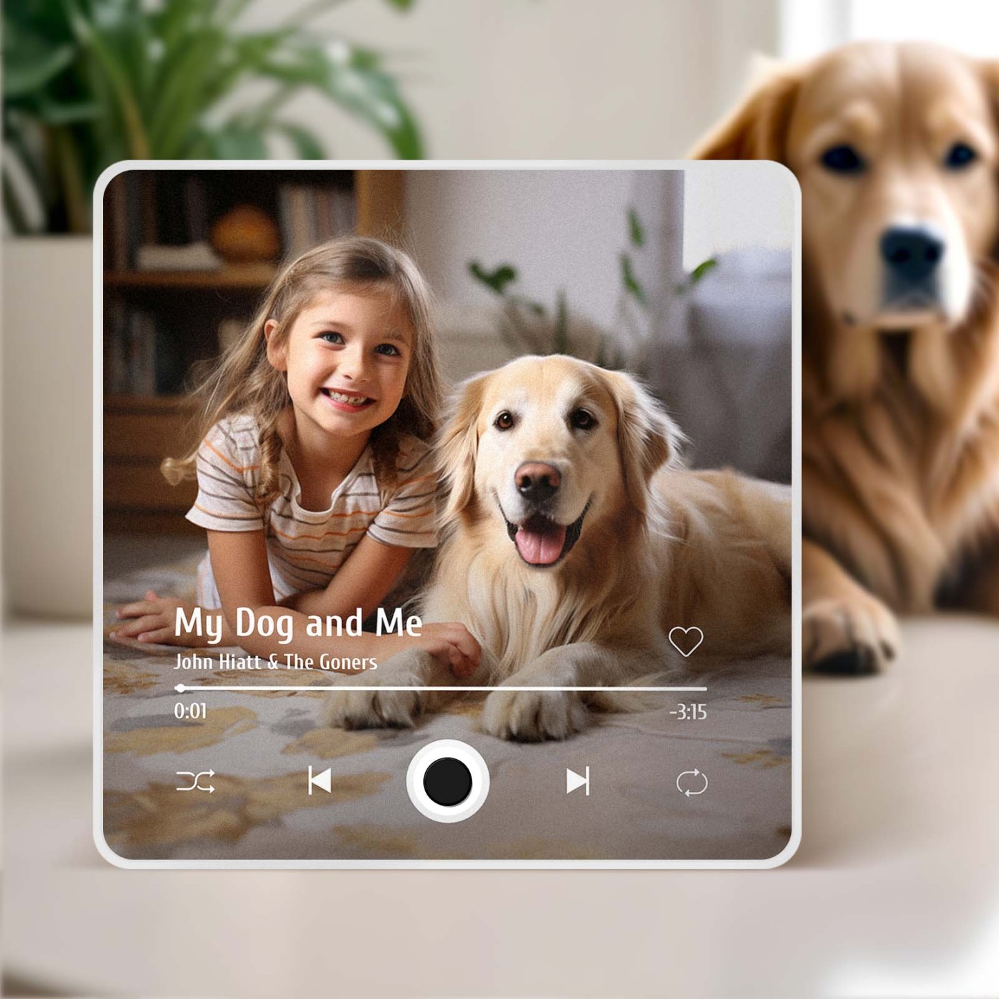 Customized Album Fridge Magnet Personalized Music Fridge Magnet Can Play Songs Gifts For Pet Lovers - soufeelmy