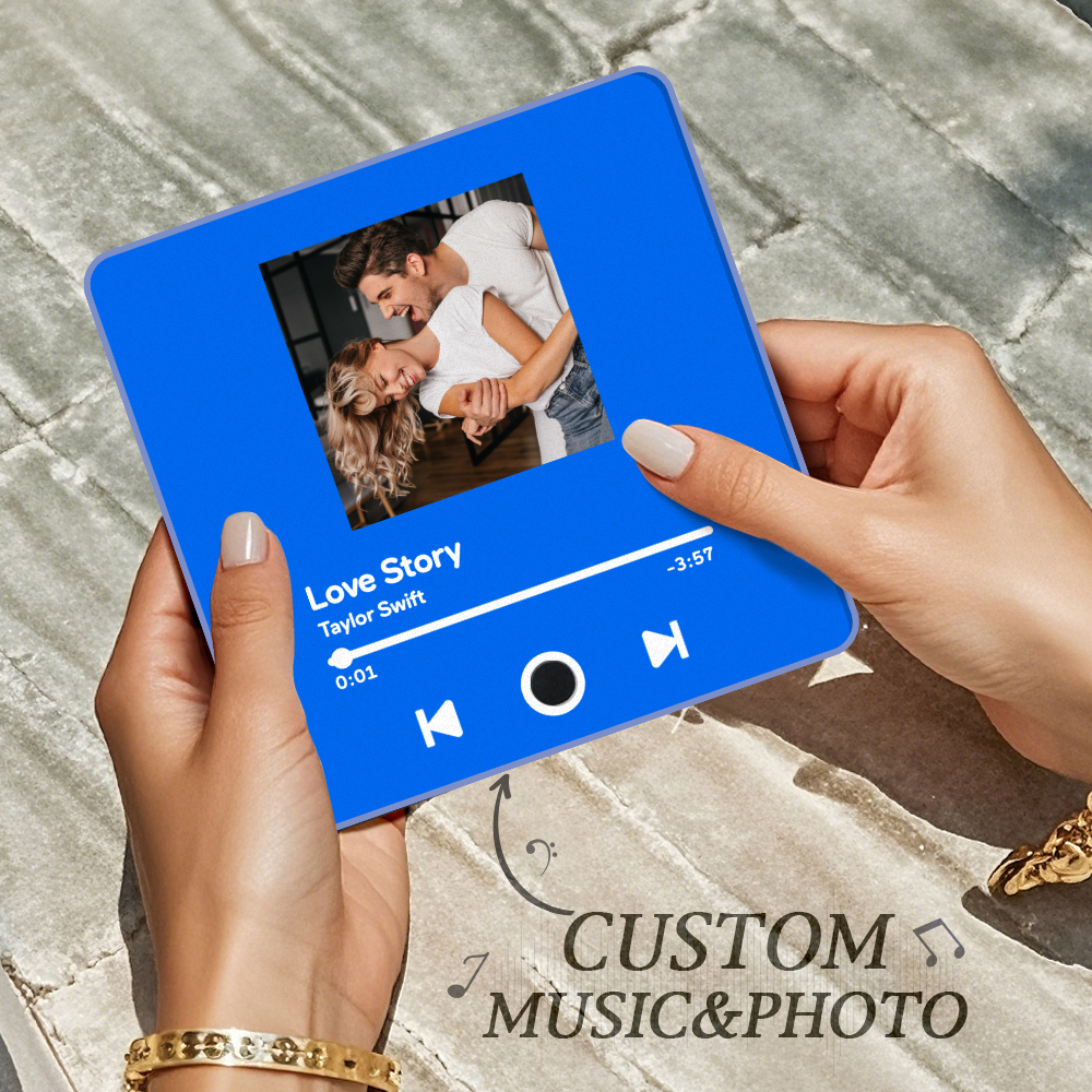 Personalized Photo Album Fridge Magnet Music Wall Photo Sticker Music Movement That Can Be Played Without Cell Phone Music Fridge Magnet Pro - soufeelmy