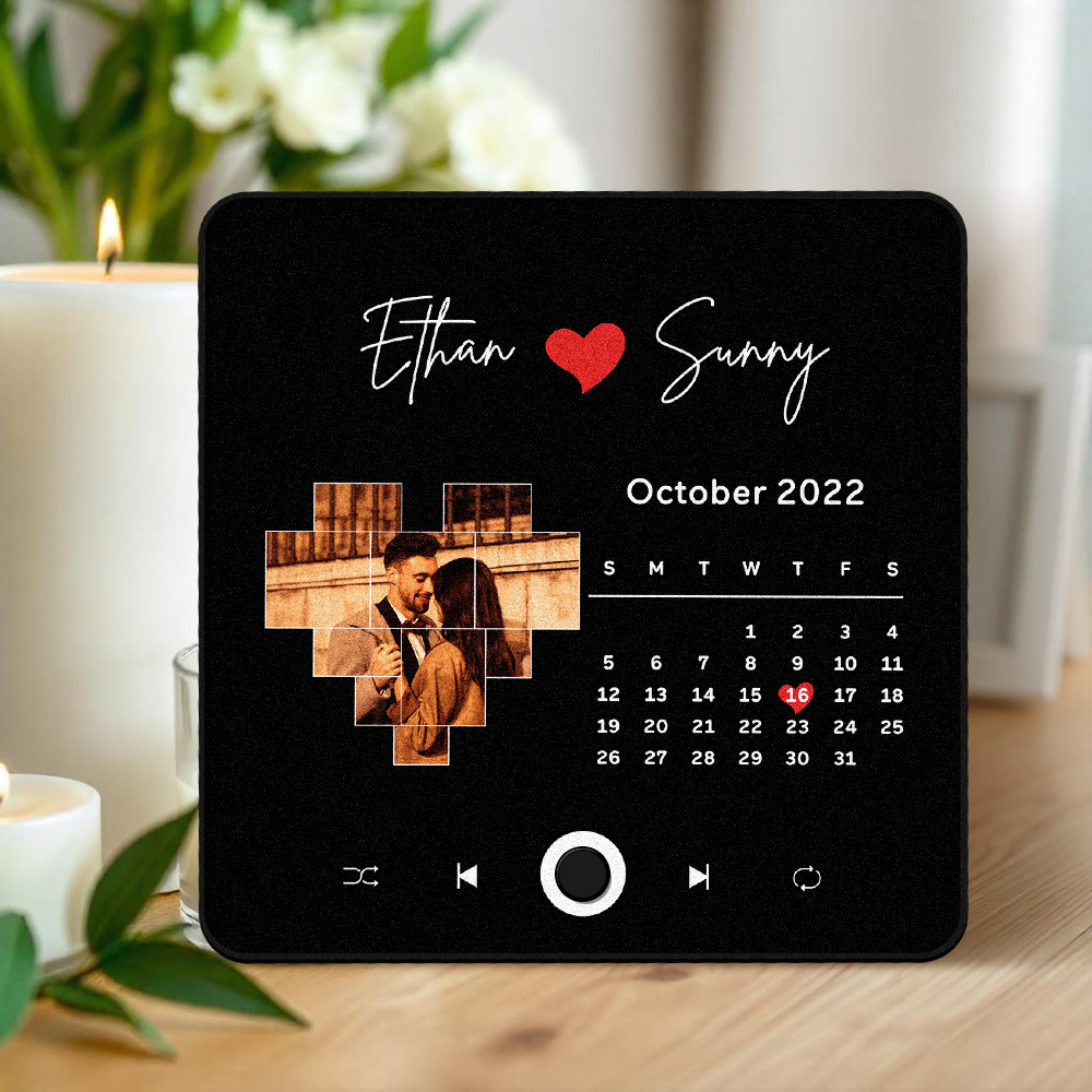 Personalized Photo Album Fridge Magnet Music Wall Photo Sticker Music Movement That Can Be Played Without Cell Phone Music Fridge Magnet Pro