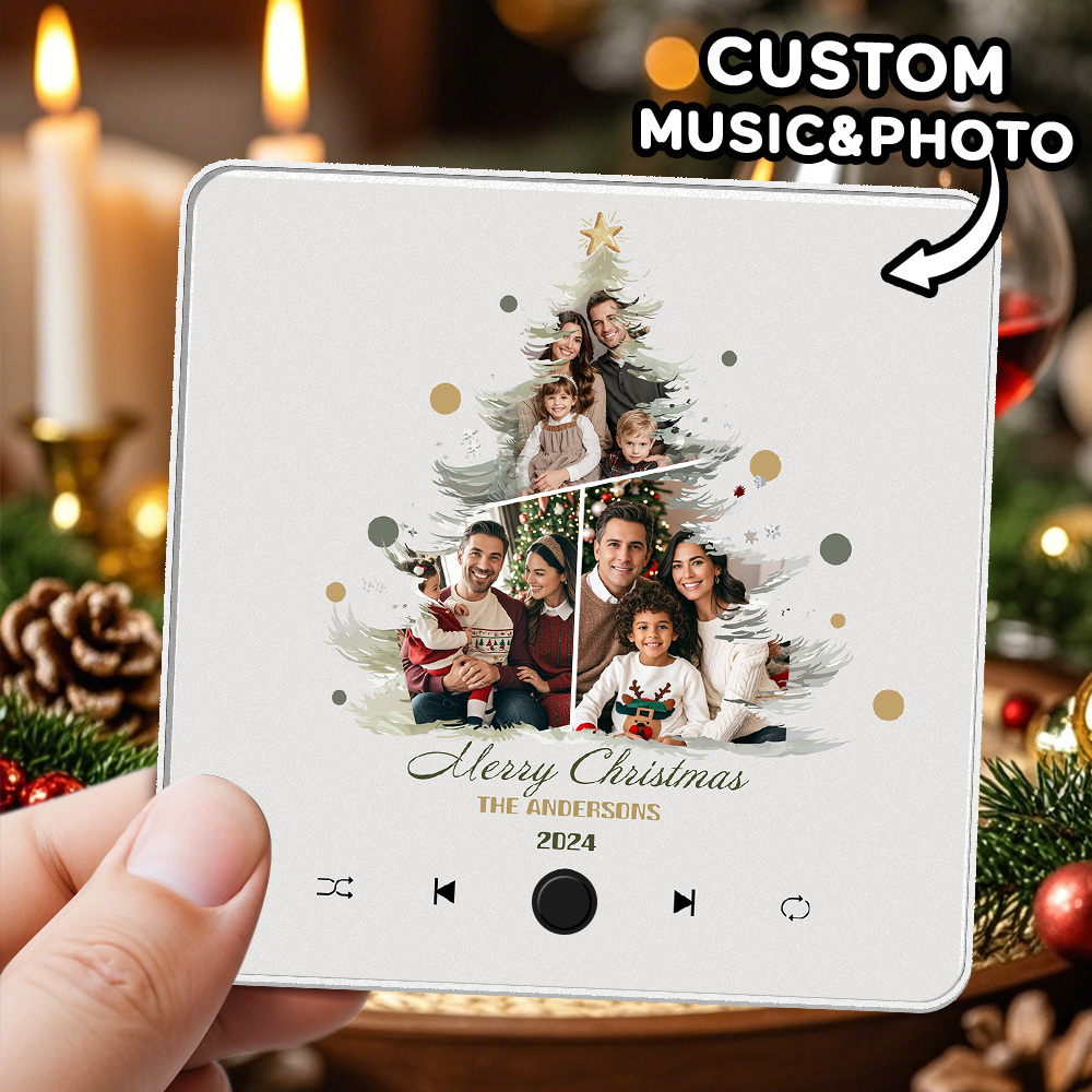 Custom Music Fridge Magnet Photo Sticker Music Wall Photo Sticker That Plays Music Without Cell Phone Christmas Gifts - soufeelmy