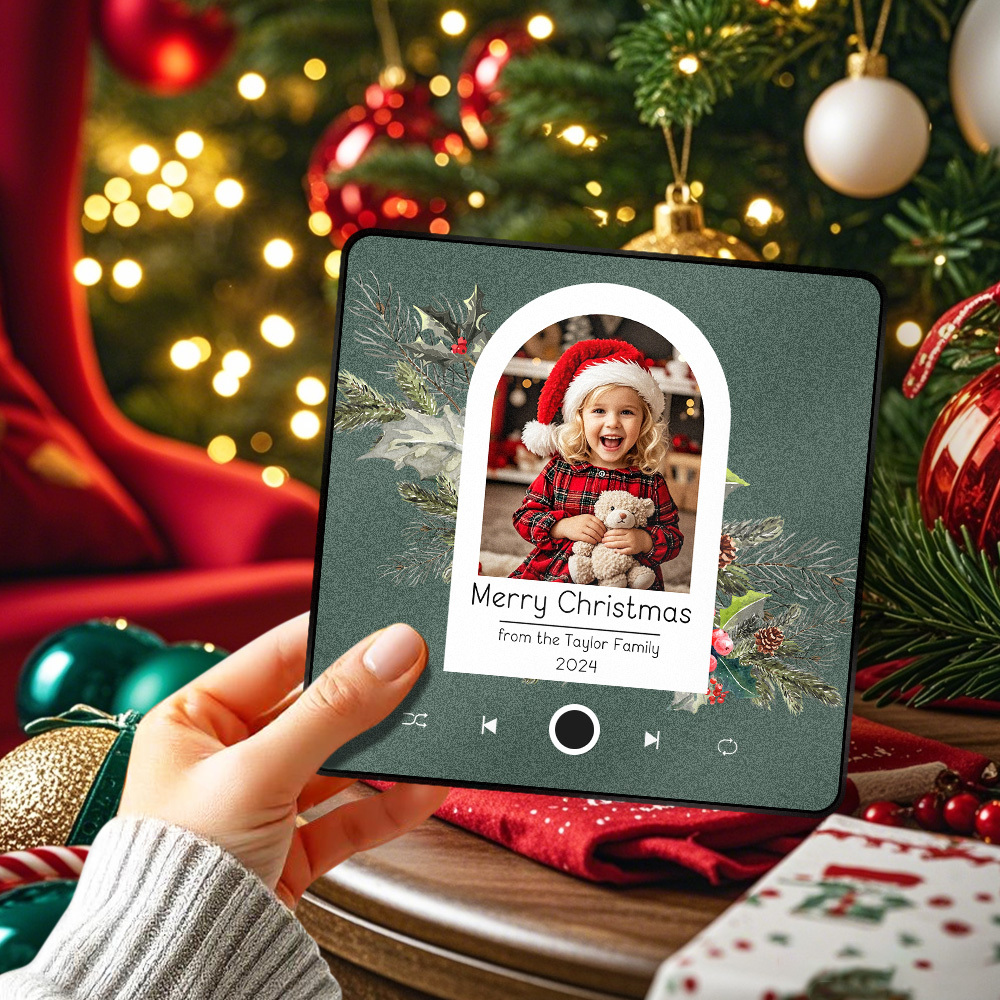 Custom Music Fridge Magnet Photo Sticker Music Wall Photo Sticker That Plays Music Without Cell Phone Christmas Gifts - soufeelmy
