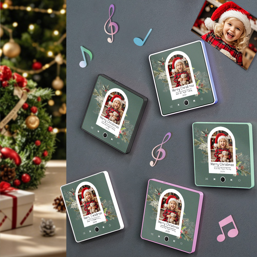 Custom Music Fridge Magnet Photo Sticker Music Wall Photo Sticker That Plays Music Without Cell Phone Christmas Gifts - soufeelmy