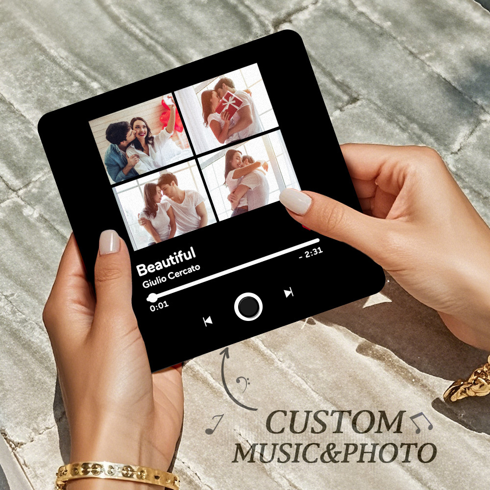 Customized Album Fridge Magnet Personalised Music Fridge Magnet Can Play Songs and Adjust Volume