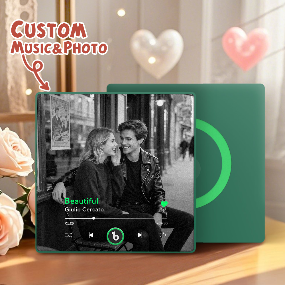 Custom Music Fridge Magnet Music Wall Photo Sticker Music Movement That Can Be Played - soufeelmy
