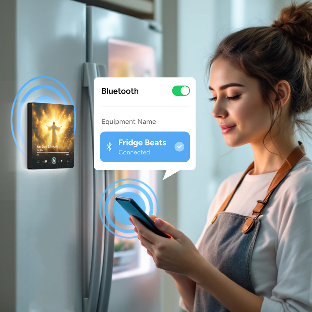 Custom Music Fridge Magnet New 4.0 Upgrade Colorful Frame Album Fridge Magnet Music Wall Photo Sticker Music Movement That Can Be Played Religious Gift - soufeelmy