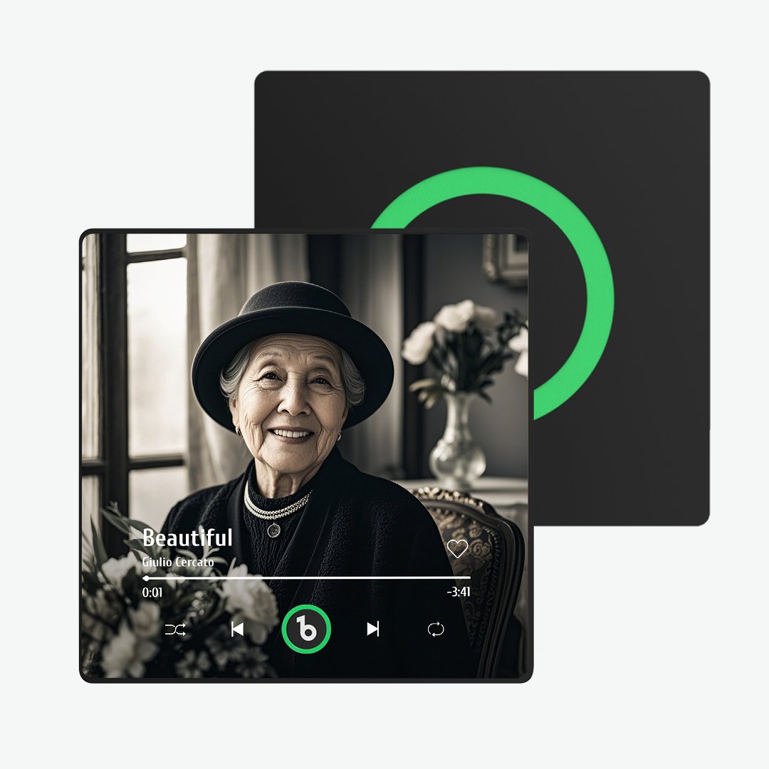 Custom Music Fridge Magnet New 4.0 Upgrade Colorful Frame Album Fridge Magnet Music Wall Photo Sticker Music Movement That Can Be Played Memorial Gift - soufeelmy