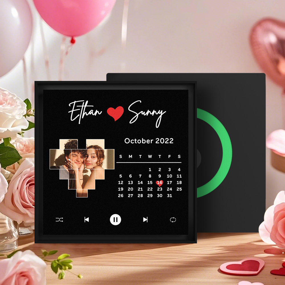 Custom Music Fridge Magnet New 5.0 Upgrade Supports 1-6 Songs Can Play Songs and Adjust Volume Anniversary Calendar Gifts - soufeelmy