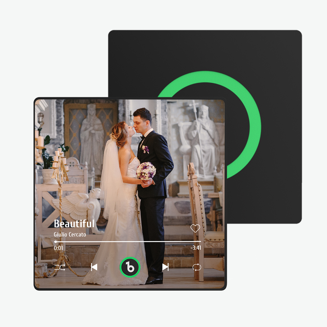 Custom Music Fridge Magnet New 4.0 Upgrade Colorful Frame Album Fridge Magnet Music Wall Photo Sticker Music Movement That Can Be Played Wedding Gift - soufeelmy